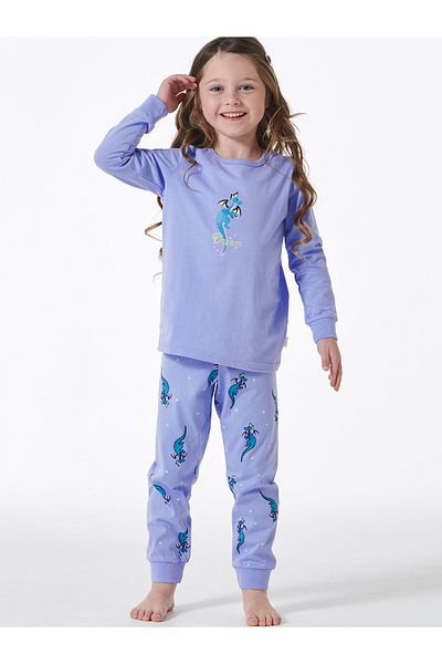 Schiesser Pyjama Horse World Schlafanzug Schlafmode Bequem
