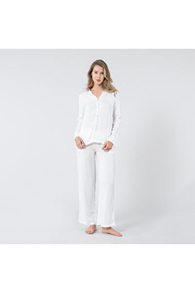 Chakra Jelena Pijama Takımı Ekru