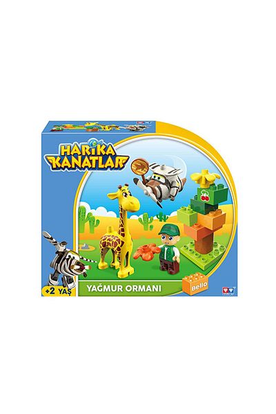 Harika Kanatlar Bell's Rainforest 15 Piece Block Fabbatoys