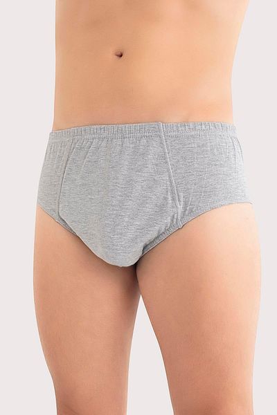 Arma Yıldız Men's Gray Combed Cotton Panties 100% Cotton