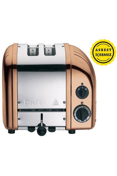Dualit 27390 Classic 2-Chamber Toaster - Copper