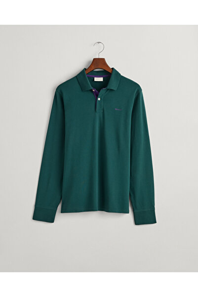 Gant Erkek Yeşil Regular Fit Logolu Polo