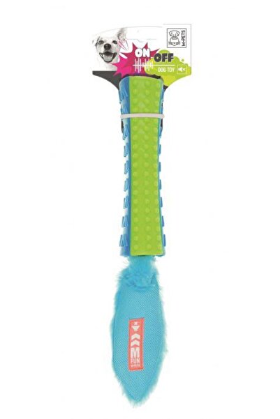 M-PETS Dog Playful Funsty"ter.pls+plush Sound 40 cm Blue+green