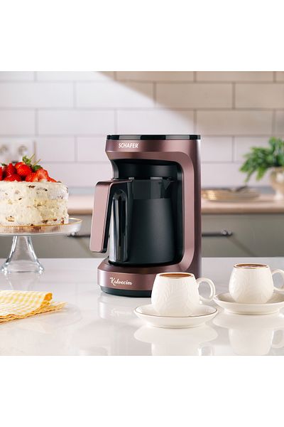 Schafer Automatic Coffee Machine - Brown Turkish Coffee Cutting