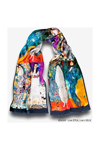 Galiga Klimt's Women %100 Ipek Fular 45*165cm 'art On Silk'