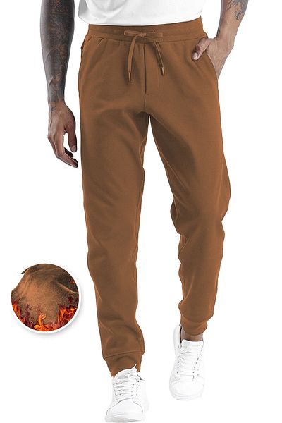 GHASSY CO. Ghassy Co. Ανδρικό καθημερινό άνετο παντελόνι Jogger με τρεις κλωστές
