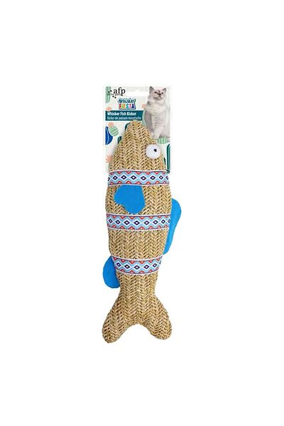 Afp WHISKER FİESTA HI-LO JUTE FISH 29.5X9X4 CM