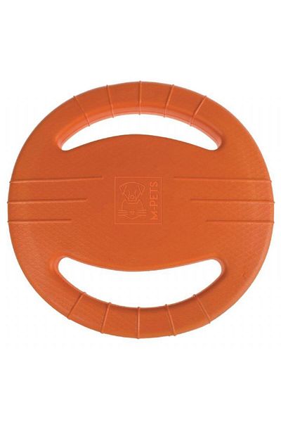 M-PETS Dog Play. Water Unsinkable Frisbee-Orange,Green,Blue