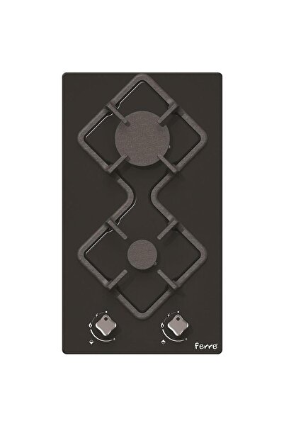 Ferre Ka001 Karad Serisi 2'li Siyah Ankastre Cam Ocak