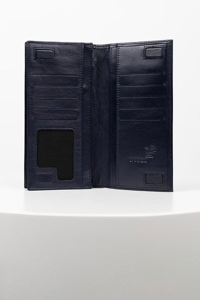 BAYDERİ Junias Genuine Leather Magnet Wallet with Phone Chamber