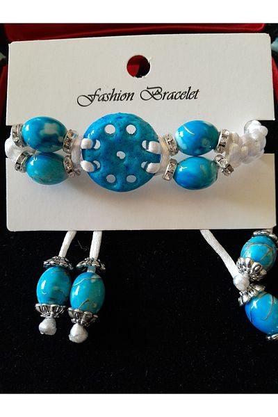 Minnoş Dükkan Syriac Evil Eye Beaded Bracelet