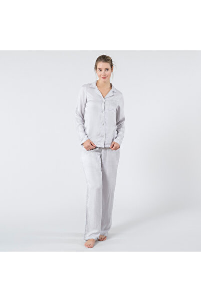 Chakra Darcy Pijama Takımı Koyu Gri