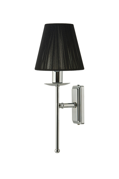Bozyaka Aydınlatma Chrome Plated with Black Eslem Decorative Hat - Modern Indoor Wall Sconce