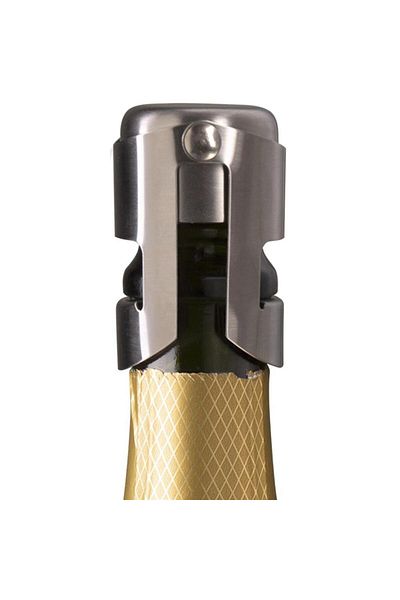 Vacu Vin Mrttnca Vin Champagne Stopper – Stainless Steel – Vak for Champagne and Champagne Bottles