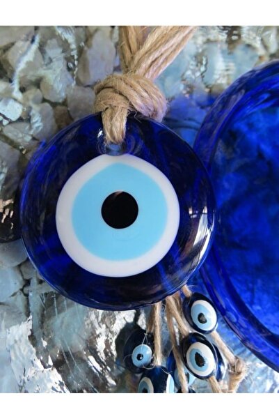 312 KONSEPT 10 τμχ 3cm τρύπα γυαλί Evil Eye Beads Χειροποίητα, Δέντρο Στολίδι...
