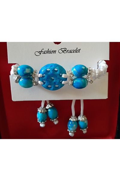 Minnoş Dükkan Syriac Evil Eye Beaded Bracelet