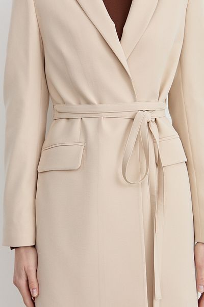 Fatma Atasoy Stone Colored Laced Jacket