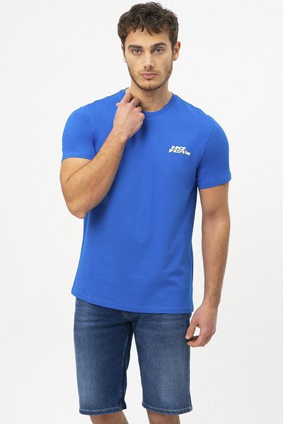 No Fear Ανδρικό μπλουζάκι Saks Crew Neck με κοντό μανίκι χτενισμένο βαμβακερό.m50042