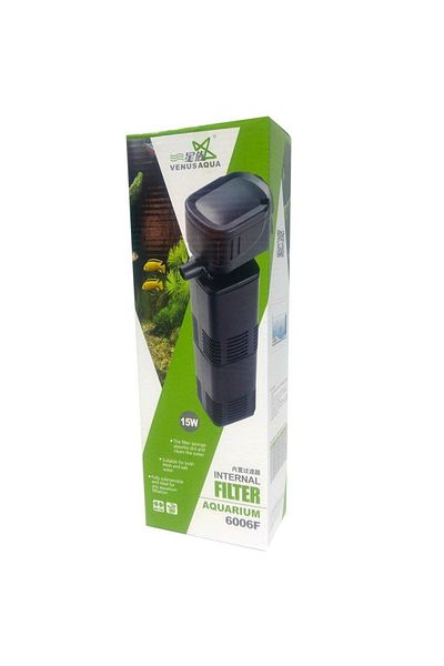 Venusaqua 6006F 880 L/H 15 W Aquarium Inner Filter