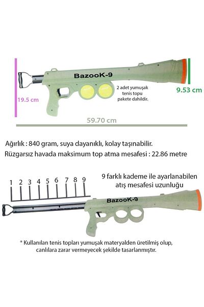 Nunbell Dog Bazooka - Toy and Educational Product