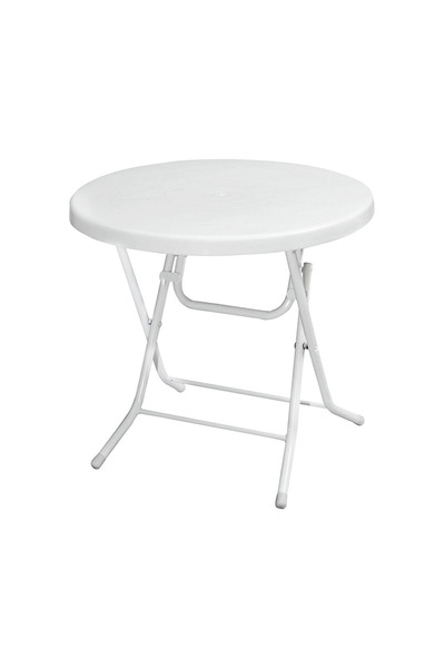 RNL04 85 cm Yuvarlak Katlanır Plastik Masa - GFM206W