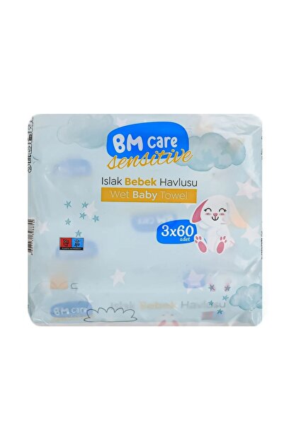 BM Care Sensitive Islak Havlul 3x60lı