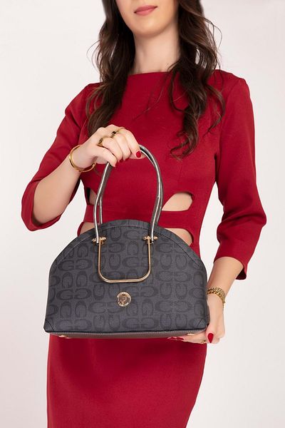 Gondol Geantă de mână elegantă pentru rochie de seară cu mâner metalic pentru femei Gp.1418