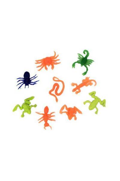 Parti Dükkanım Pinyata Içi Renkli Böcek Ve Sürüngenler 10 Adet