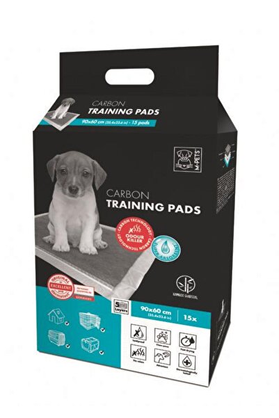 M-PETS CARBONLU YAVRU KÖPEK ÇİŞ EĞİTİM PEDİ 90X60CM 15Lİ
