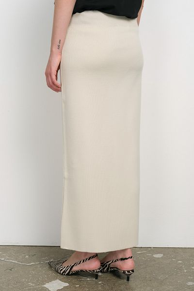 Fatma Atasoy Steel Knitted Stone Knitwear Skirt