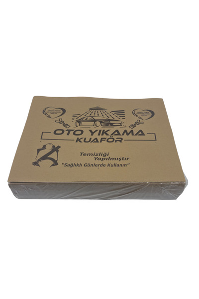 Apex Oto Kağıt Paspas Kraft, Dayanıklı Oto Yıkama Kağıt Paspas 110 gram 500 Adet