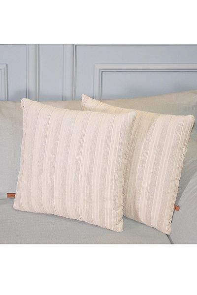 BİRHOME Κάλυμμα μαξιλαριού Roman Jacquard Ειδικού Σχεδιασμού 43x43 cm (ΜΠΕΖ)