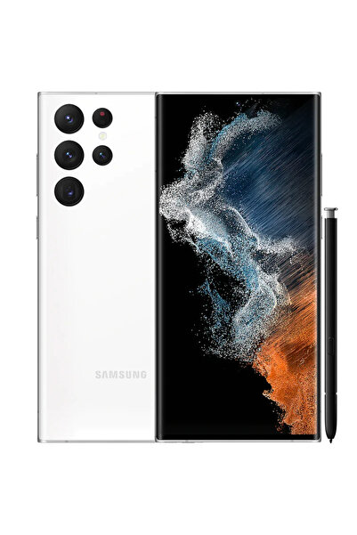 Samsung Yenilenmiş Galaxy S22 Ultra 128 GB Beyaz Cep Telefonu (12 Ay Garantil...