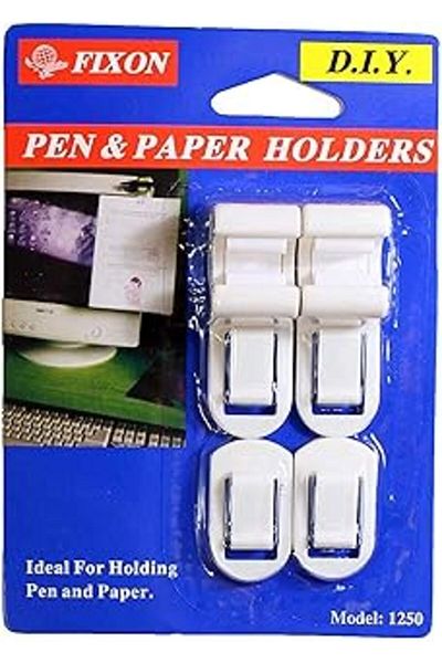 Bosphorus Computer Hanger Pen and Paper Fastener Set of 4 5x2x2cm