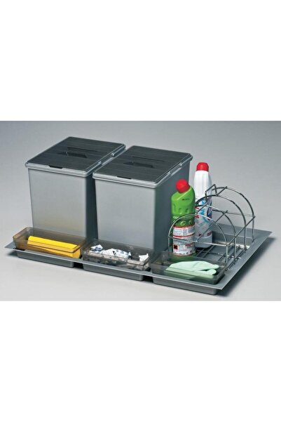 DİZAYNAKS Çekmece Içi Çöp Kovası &amp; Deterjanlık 80 Cm. Modül