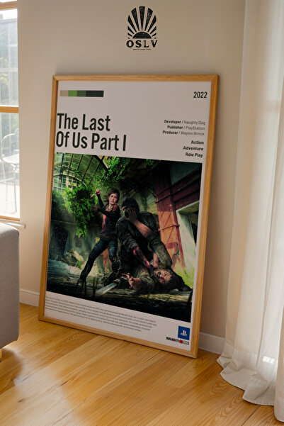 Osliva Shop The Last Of Us Poster, Gaming Poster, Çerçevesiz Poster, Oyun Pos...