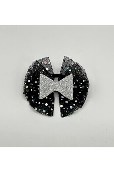 By Piera Cataramă elastică negru-argintiu