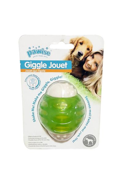 Pawise Giggle Jouet Sound Rugby Dog Play Ball 8cm - Lisinya