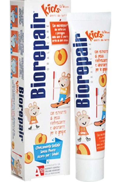 Biorepair T.p 50 ml Junior Peach Flavour (9202) --- بيوريبير معجون اسنان 50 مل بنكهة الخوخ