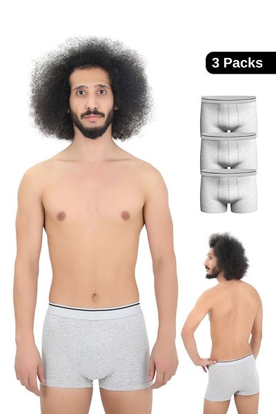 CENKO Ανδρικά 3 τεμάχια Lycra Slim Fit Thin Fabric Οικονομικά Boxers σε Ειδική Συσκευασία Κατάλληλη για Καθημερινή Χρήση