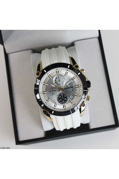 Chaperone Ch 001409   Men's Watch with Silicone Band