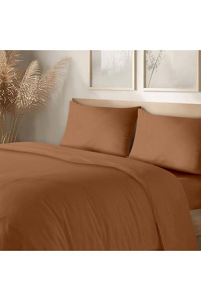 Evim 100% Cotton Akfil Duvet Cover Set Double 200X220 cm Tile