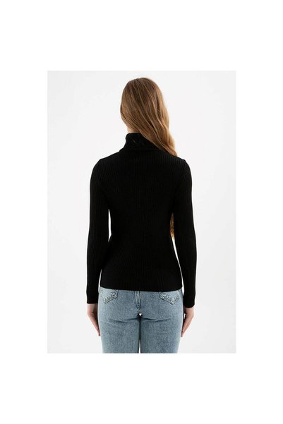 Fashion Friends Pulover de damă cu guler înalt 23k0288k1