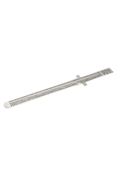 Bahco Metric And Imperial Flexible Stainless Steel Ruler 1179-flx