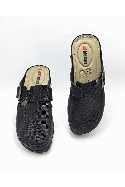 DR KLOMPA Women's Sabo - Black Mosaic - Comfort Supported Structure Stylish Design Soft Sole Suitable for Daily Use