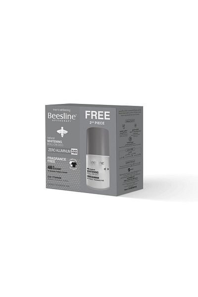 Beesline مزيل العرق رول أون لتبييض البشرة - زيرو ألو إف إف للرجال (1+1 مجانًا)