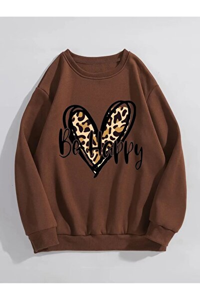DAXİS Sportwear Company PULOVER DE DAMA CU GÂT DE BICICLETĂ IMPRIMAT LEOPARD