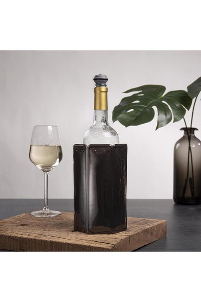 Vacu Vin 38804606   مبرد النبيذ النشط - أسود