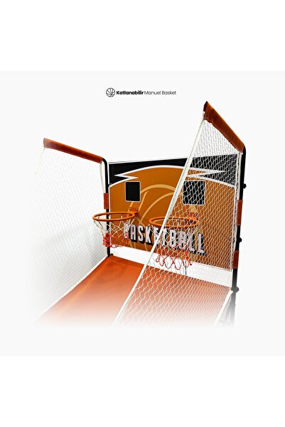 ÖZBEK Katlanabilir Manuel Basket Oyunu