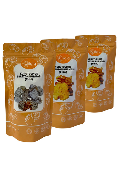 Cilicia Trachea 1x جميع التمر البرسيمون المجفف - 2 شرائح (200 جرام + 100 جرام)